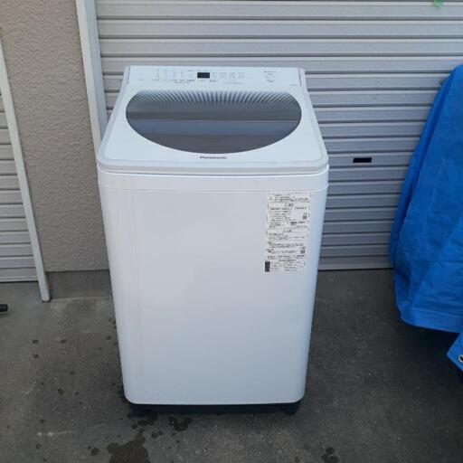 パナソニック　全自動洗濯機　8kg　2019年式　NA-FA80H7