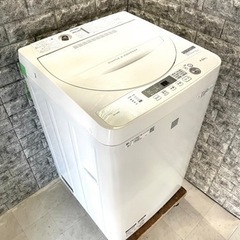 全国送料無料★3か月保障付き★洗濯機★2018年★SHARP★ES-G4E6-KW★S-668 全国送料無料☆3か月保障付き☆洗濯機☆2018年☆