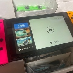 本日お取引出来る方　Switch 美品　付属品完備　SD付き　ド...