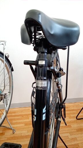 ☆ジモティ割あり☆ 自転車 27 黒 クリーニング済み KJ1092