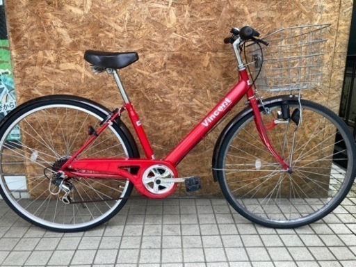 switch VINCENTシティサイクル6sギア27インチ お買い物 街乗り 通勤・通学