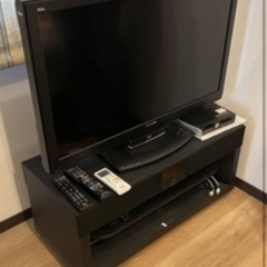 液晶カラーテレビ　37インチ　ブルーレイ　動作ok 三菱　