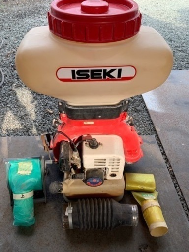 イセキ IG-415 背負式動力散布機 ★動作未確認品★引き取り可★ 背負式動力噴霧器　背負式動噴　エンジン式散布機　農機具消毒肥料除草