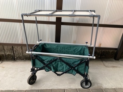 アウトドアワゴン キャリーカート 屋根付き