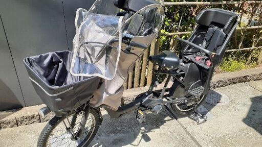 美品　電動自転車☆ギュットアニーズDX 三人乗り