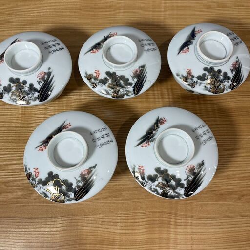 【有田焼】茶碗 昭和初期 骨董品 5客