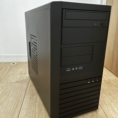 micro ATX ケース 電源、DVDドライブ、ケースファンセット