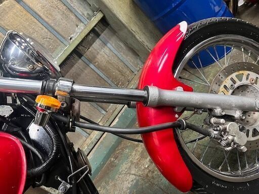 カワサキ エリミネーター125 2008年式 BN125A キャブ車 赤 エンジン