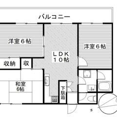 ★家電レンタル対象物件★3LDK・家賃4.2万円・初期費用８万円パック！★日の出ハイツ 4F − 群馬県