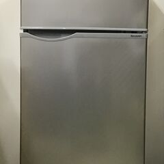 23Y228 ジD 【ほぼ未使用】 SHARP シャープ ノンフロン冷凍冷蔵庫 SJ-H13E－S 128L 2020年製 シルバー 札幌発