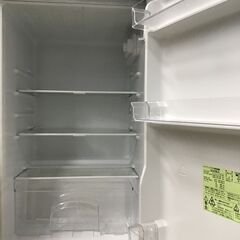 23Y228 ジD 【ほぼ未使用】 SHARP シャープ ノンフロン冷凍冷蔵庫 SJ-H13E－S 128L 2020年製 シルバー 札幌発