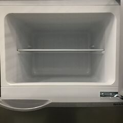 23Y228 ジD 【ほぼ未使用】 SHARP シャープ ノンフロン冷凍冷蔵庫 SJ-H13E－S 128L 2020年製 シルバー 札幌発