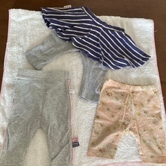 【70】女の子スパッツ　3着セット