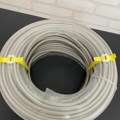 ☆昭和電線ケーブル【16.30kg】VVFケーブル　白黒　2×2.6 中古品