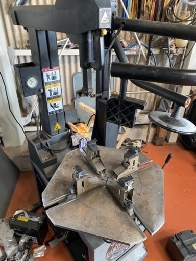 タイヤチェンジャー サポートアーム付 バイク用アタッチメント付き