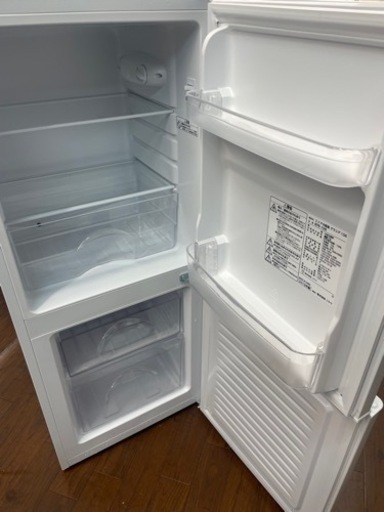 3か月間保証☆配達有り!15000円(税別)ニトリ 2ドア冷蔵庫 106L