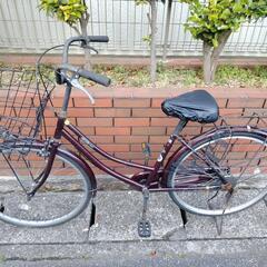 (chariyoshy出品)26インチ自転車　赤色