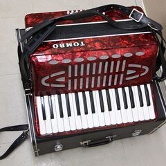 TOMBO トンボ 楽器 アコーディオン No.241 TEEL REEDS ハードケース