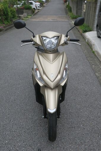 スズキアドレス110  走行155Km ほぼ新車　取りに来られる方