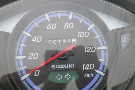 スズキアドレス110  走行155Km ほぼ新車　取りに来られる方