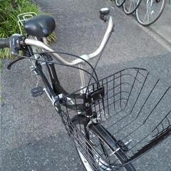 中古自転車2570 前後タイヤ新品！ 27インチ 6段ギヤ LEDオート