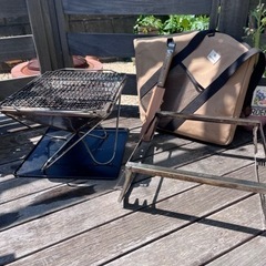 スノーピーク焚き火台Mスターターセットとトング