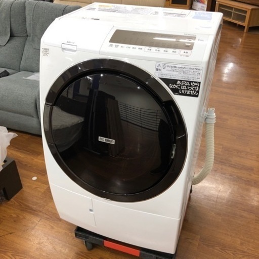HITACHI10.0kgドラム式洗濯機　BD-SG100GL