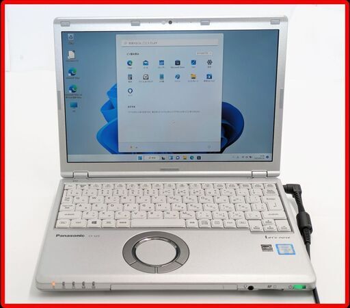 送料無料 日本製 ノートパソコン Panasonic CF-SZ5PFFVS 中古良品 第6世代Core i5 4GB 高速SSD 無線 Bluetooth Webカメラ Windows11 Office.
