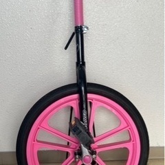 【引渡し決定】ピンクの一輪車(18インチ)