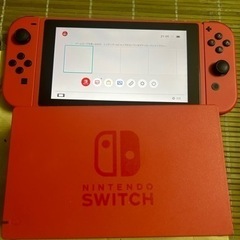 Switch本体マリオレッド　ブルーカラーセット　　