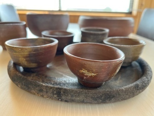備前焼 茶器 器 盆 セット