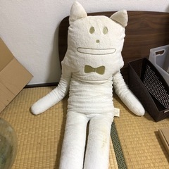 ビッグ白猫ちゃんぬいぐるみ　craft holic 