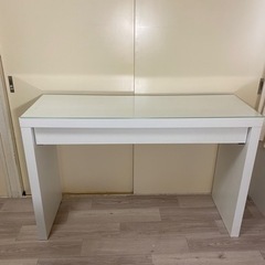 IKEA ドレッサー MALM ドレッシングテーブル ホワイト