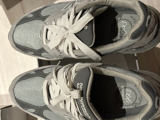 new balance 993 27 2E grey men ほぼ新品　2万円