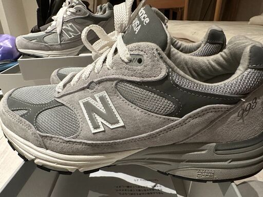 new balance 993 27 2E grey men ほぼ新品 2万円