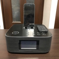 maxell iPhoneスピーカー(ラジオ+時計+目覚まし)