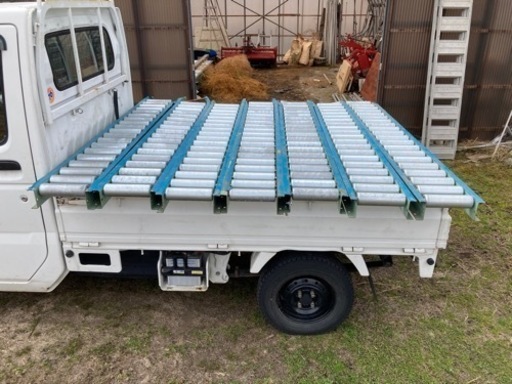 大幅値下げ！残り５セット！　太陽工業　ローラーコンベアー　２m 中荷重用　訳あり格安　配送可　2本セット
