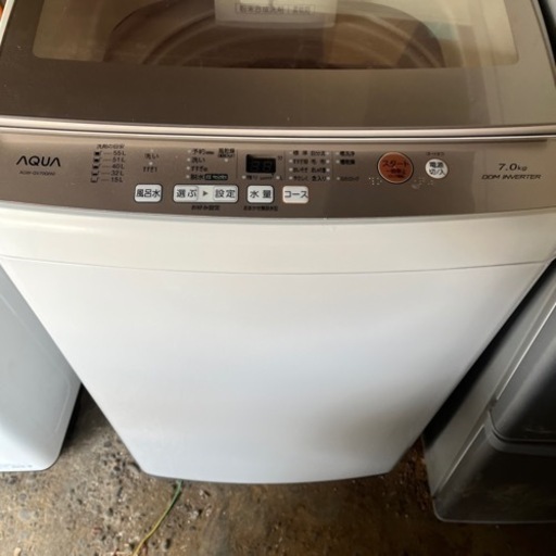 AQUA 洗濯機　AQW-GV70G（W）7.0kg