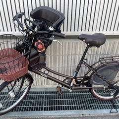 fides(フィデース)前子供乗せ二人乗り自転車　22インチ