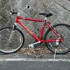 ルイガノ　シティバイク　ＭＴＢ　２６インチ　中古　赤　走行可能