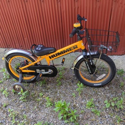 □HUMMER□16インチ　幼児自転車　中古