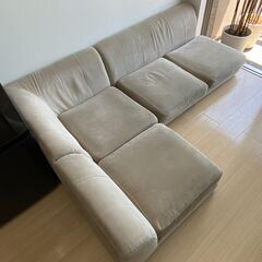 L字型ローソファー