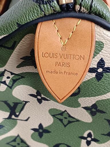ルイ ヴィトン LOUIS VUITTON 村上隆 カモフラージュスピーディ 35