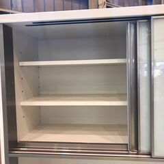愛品館八千代店】ニトリ スライド扉キッチンボード プラウド120