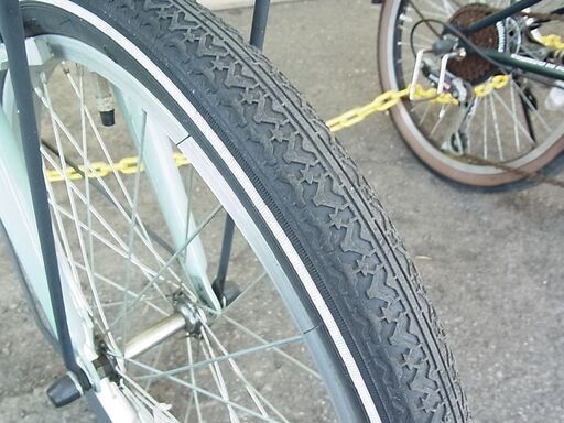 MYPAUAS　マイパラス　折りたたみ自転車　20インチ　MF-206　6段変速　カゴ付き