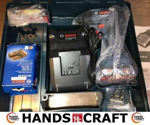 ボッシュ GDR-18V-160 18V バッテリーインパクトドライバー バッテリー×3 充電器セット 未使用品 【ハンズクラフト宜野湾店】