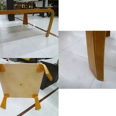 天童木工 座卓テーブル 曲木 幅75.5×奥行75.5×高さ33.5