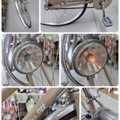 J068☆多少サビ使用感有り☆軽快自転車☆glitter off☆ダイナモライト