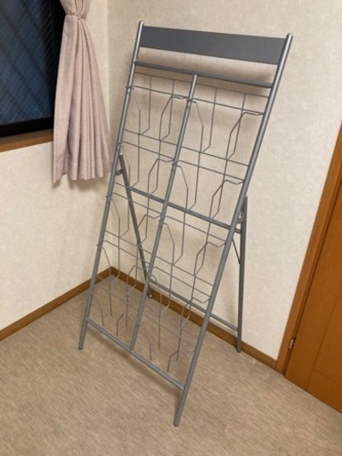 ステンレス　マガジンラック　おしゃれ
