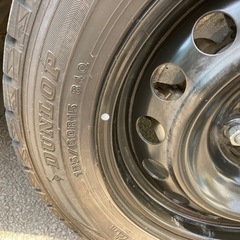 15インチ鉄ホイール黒4本　5穴pcd100